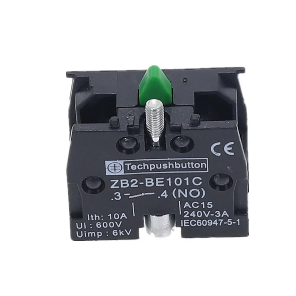 1 шт. 22 мм XB2-BA11 21 размеры 31-42 51 Flush кнопки Мгновенный кнопочный переключатель 600V 10A - Цвет: NO