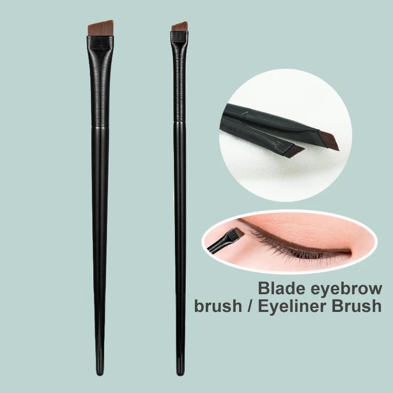 

Одиночная Кисть для макияжа, кисть для бровей, кисть для подводки глаз, тонкая кисть для подводки глаз, натуральная долговечная кисть, профе...