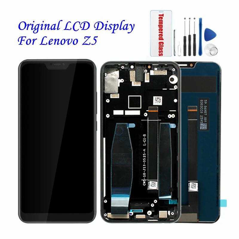 Оригинальный Для Lenovo Z5 ЖК дисплей сенсорный экран панель для L78011 дигитайзер