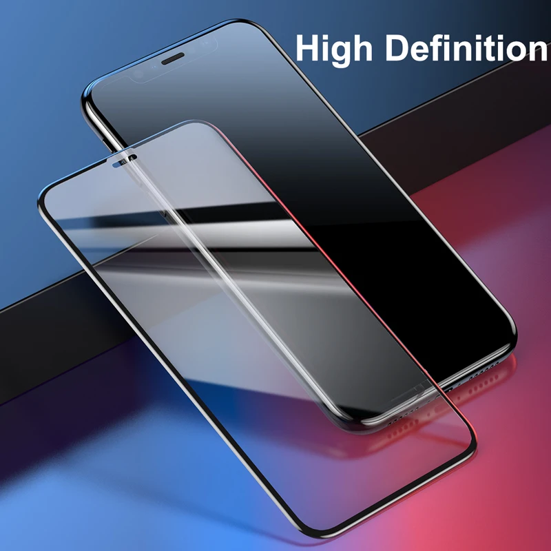 Закаленное стекло 9d с полным покрытием для iphone xs max Защита экрана x xr xsmax изогнутая