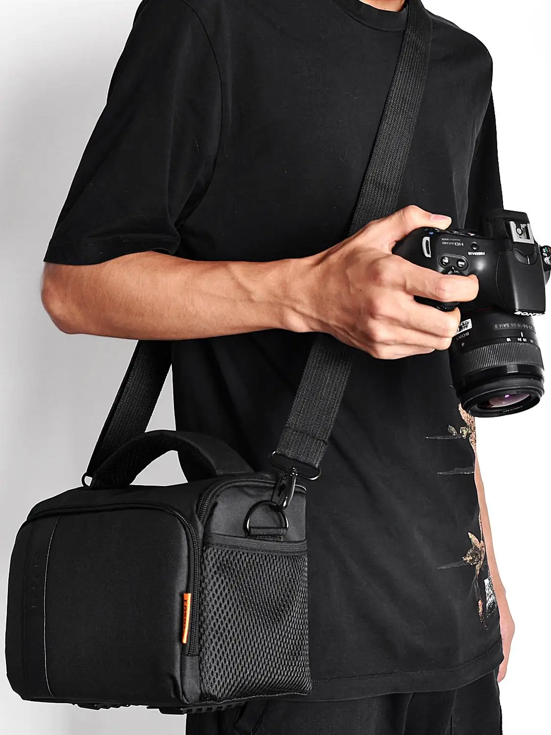 Водонепроницаемая нейлоновая сумка Fusitu для видеокамеры DSLR объектива Sony Canon Nikon B500