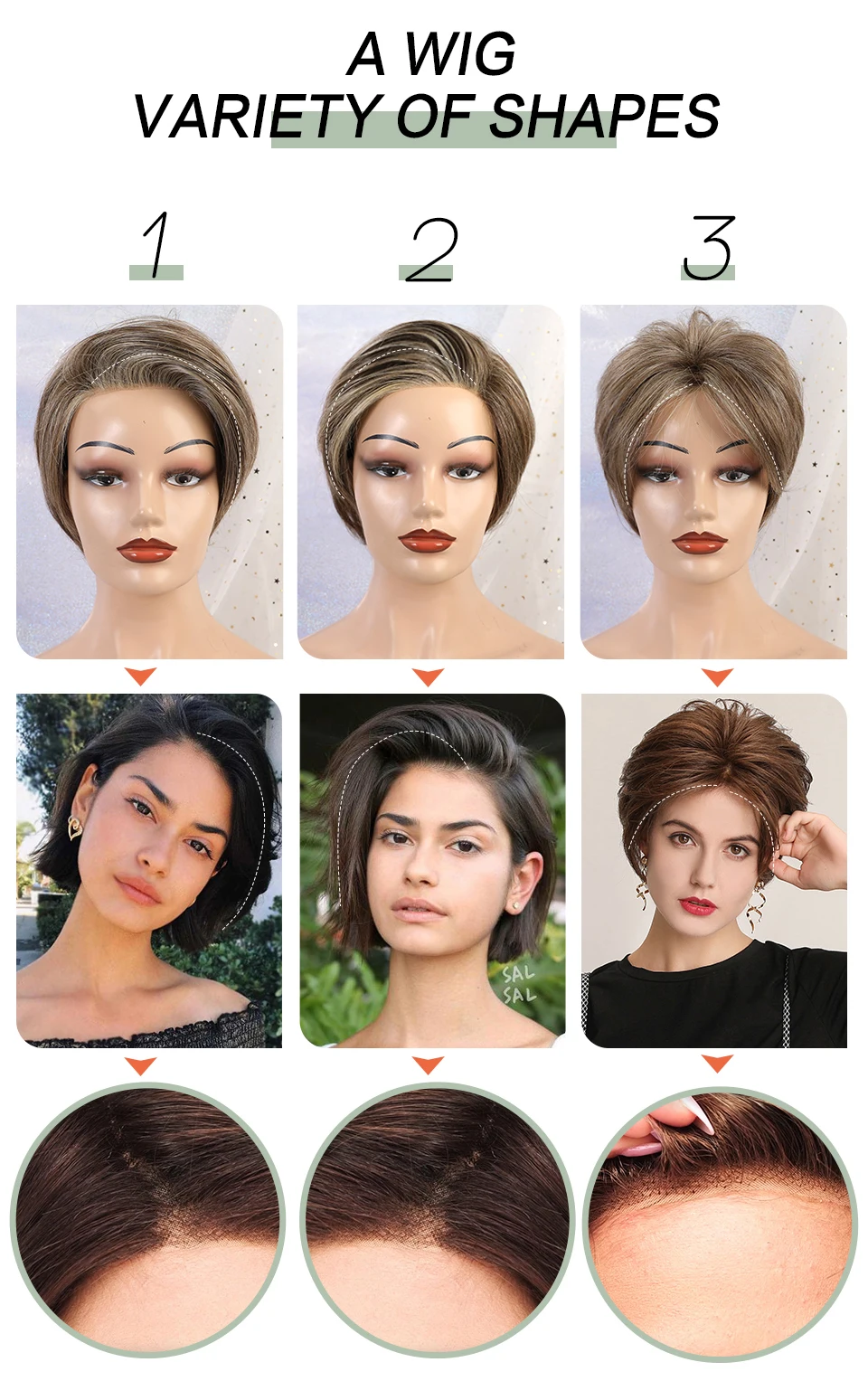 Haircube синтетические парики на кружеве 6 дюймов 50% человеческие волосы смесь Pixie Cut короткие волосы парик с натуральной линией волос для женщин 4 цвета