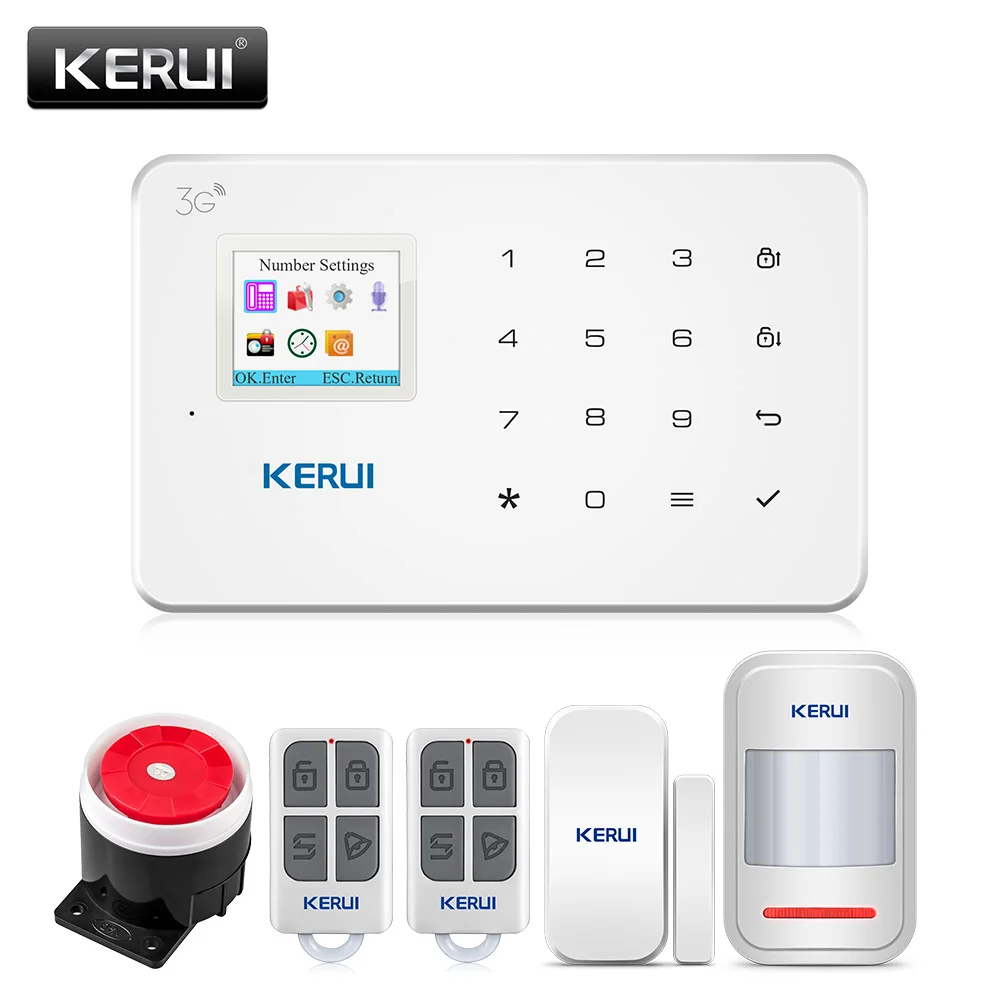 Беспроводная система охранной сигнализации KERUI G183 3G GSM с дистанционным
