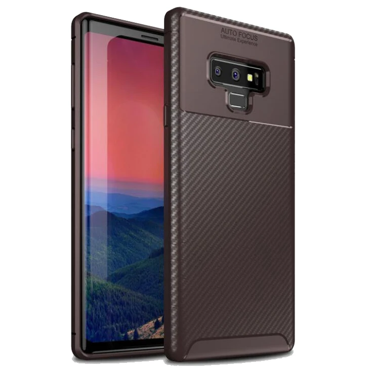 Чехол для мобильного телефона TPU ДЛЯ: Samsung S9 S10 J4 J6 J7 J8 Note9 plus Lite Core prime beetle shatter-resistant carbon fiber business on.