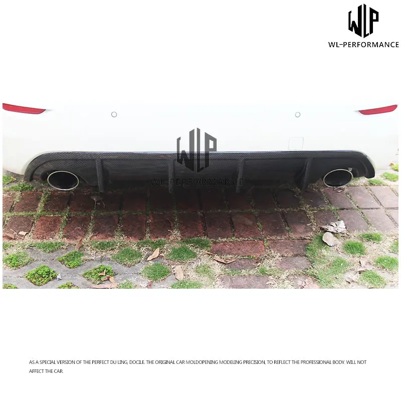 Q50 высококачественный диффузор заднего бампера из углеродного волокна