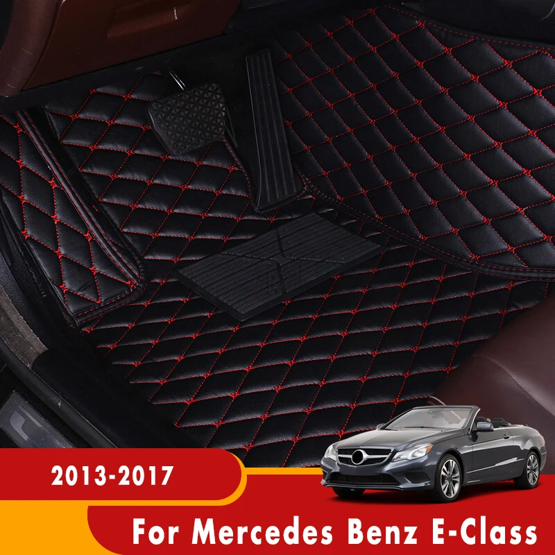 

Custom Car Floor Mats For Mercedes Benz E-Class 2017 2016 2015 2014 2013 Auto Interiors Accessories Styling Foot Rug Carpets
