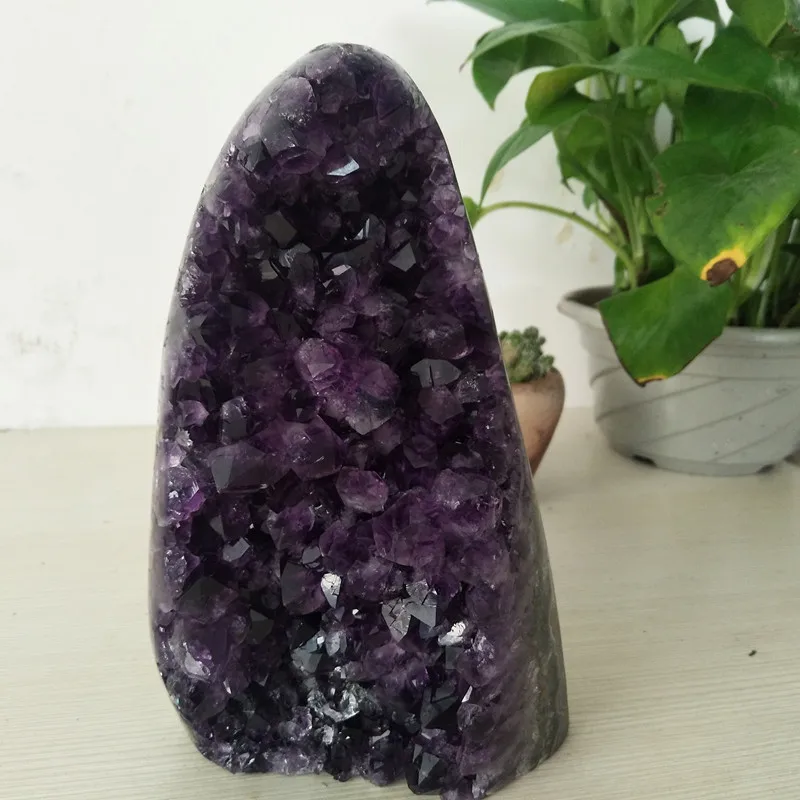 1950 г высокое качество Уругвайский камень аметист жеодовый кристалл кварцевый