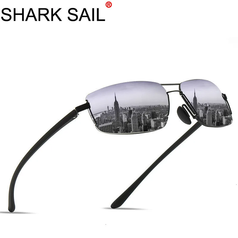 Мужские Винтажные Солнцезащитные очки SHARK SAIL поляризационные солнцезащитные в
