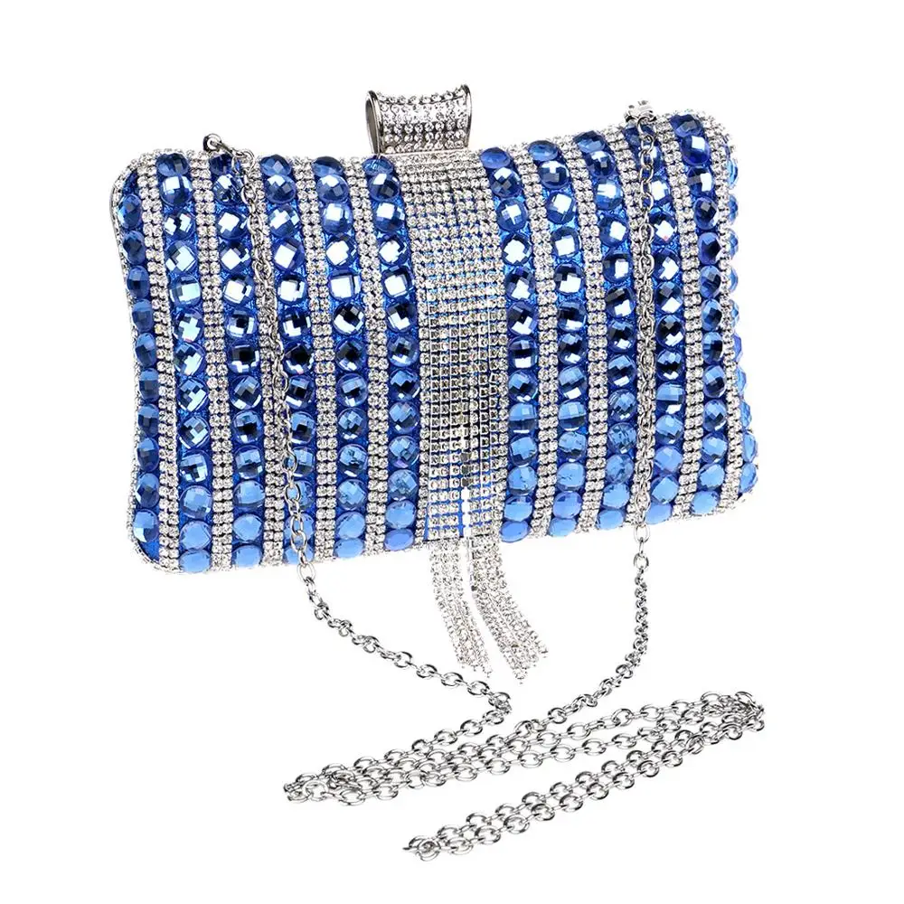 Новая сумка для ужина женская модная вечернего воды со стразами|Вечерние