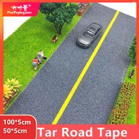 1005cm model interstate road models tape with back adhesive grey tar road railway landscape modeling country road