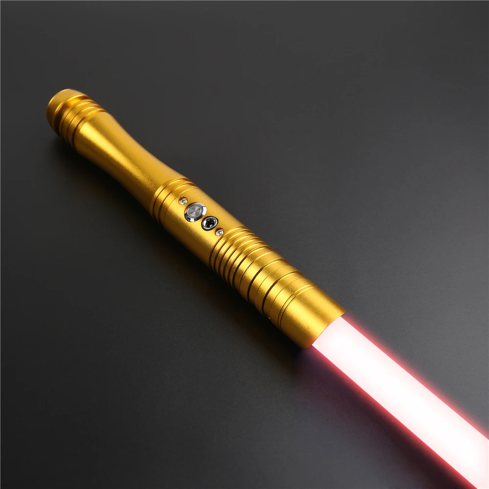 

TXQ Lightsaber Metal Hilt Heavy Dueling 12 Color RGB LED Change Volume Adjustment Force 6 Sound Fons FOC Blaster Saber TS024GIFT