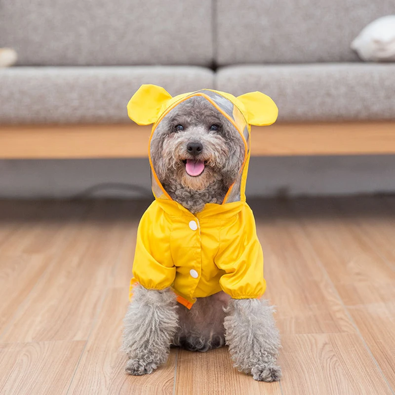 Дождевик для собак и кошек водонепроницаемый 5 типов щенков дождевые | Дом сад
