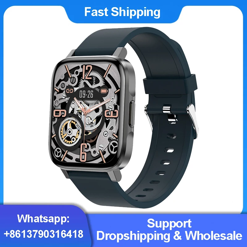 

F60 Smart Watch Men 1.7inch Full Touch Body IP68 ECG Heart Rate Monitor Fitness Tracker Smartwatch For Android IOS VS P8 Plus