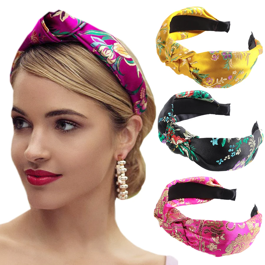 Haimeikang завязанный резинка для волос женщин головные повязки в стиле &quotРетро&quot