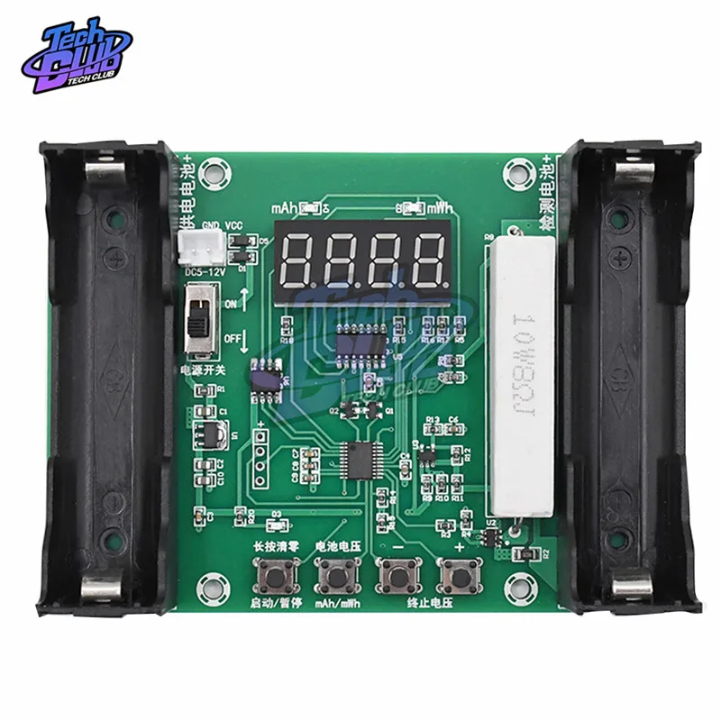 

XH-M240 18650 литиевая батарея цифровой дисплей измеритель емкости мАч МВтч электронная нагрузка батарея монитор модуль сброса