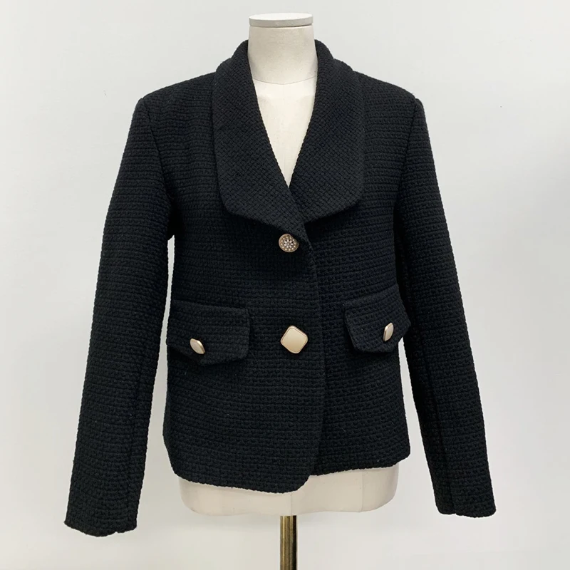 Офисные женские блейзеры с отложным воротником однобортные Пиджаки длинным