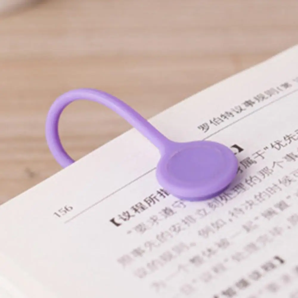 1pc Purple 3 шт. Кабельный органайзер мягкий силиконовый Магнитный кабель для сматывания шнура Держатель для наушников зажимы для сматывания кабеля для наушников кабель для передачи данных - Цвет: 1pc Purple