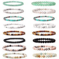 46 mm stone beads bracelets men gray labradorite yellow aventurine natural healing energy mineral jewelry women vintage pulsera