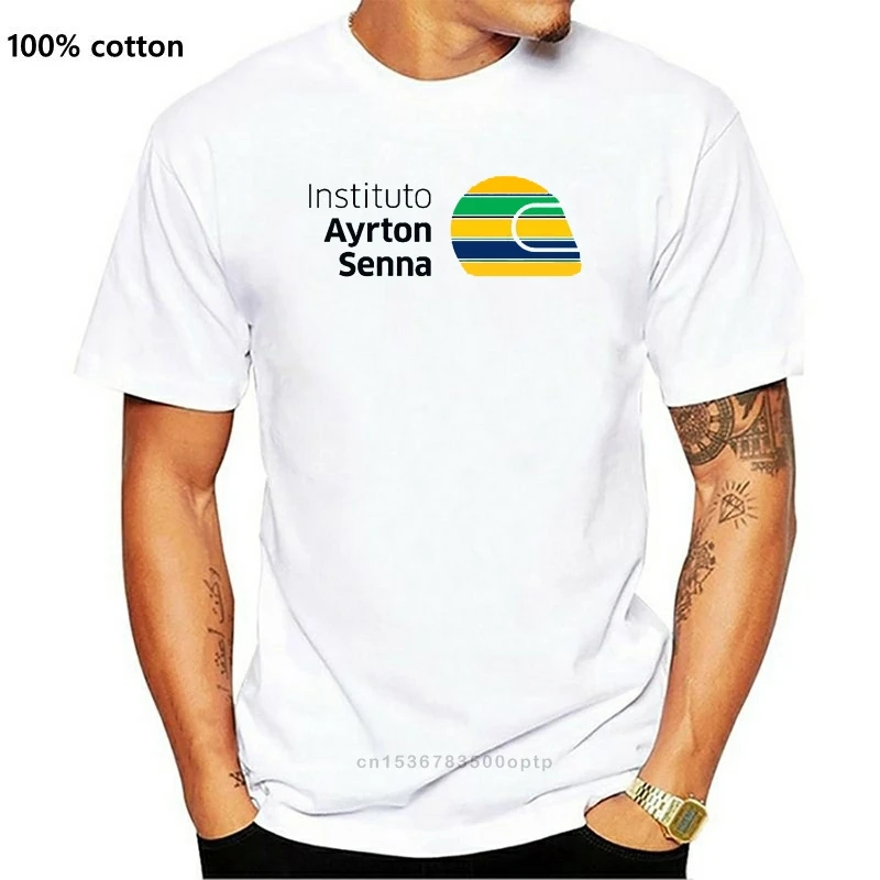 

New Men's Instituto Ayrton Senna T-Shirts White 2021 Fashion T Shirt Men