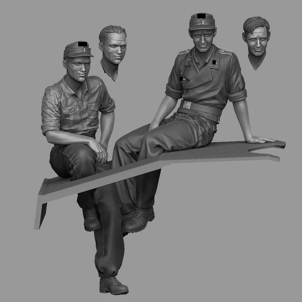 

1/35 Resin Model Figure GK, Military theme ，Unassembled and unpainted kit