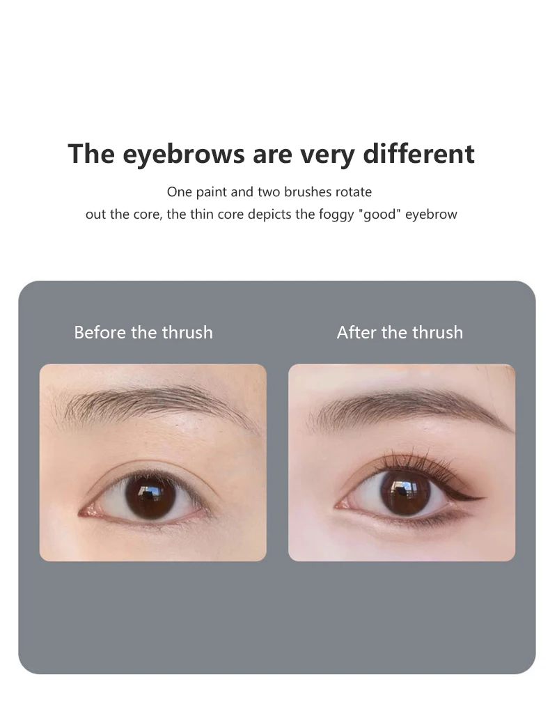 

Double-headed Eyebrow Pencil Natural Long-lasting Waterproof And Sweat-proof Automatic Eyebrow Pencil Easy To Color TSLM1