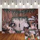 Фон для фотосъемки Mehofond винтажный деревянный весенний Пасхальный кролик детский душ день рождения портрет фото фон реквизит