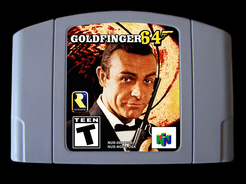 64 бит игры ** GOLDFINGER 007 (версия для США! Поделка из золотой глаз!)|Игры консолей| |