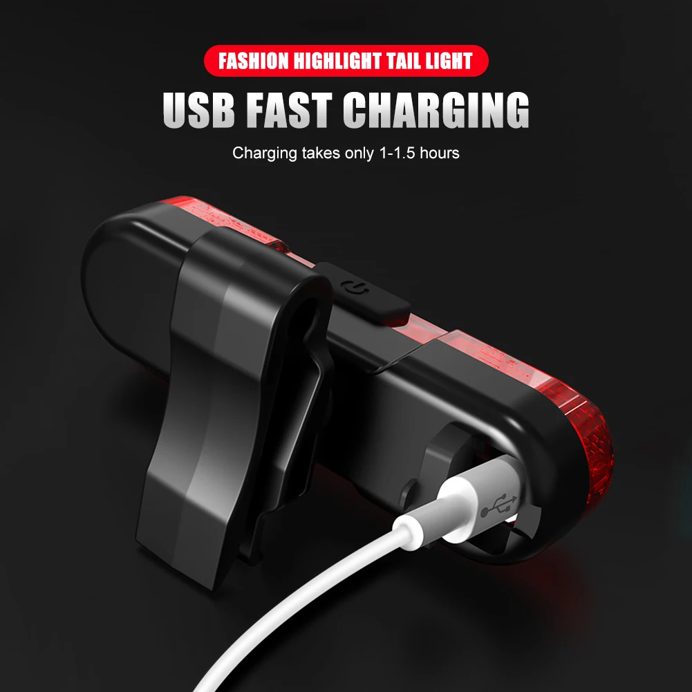 

2pcs T6 LED Bicycle Front Light Headlight 10W 800LM 6 Modes USB Rechargeable MTB Mountain Road Bike Waterproof Front Tail Lamp