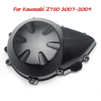 motorcycle left side cover aluminum engine stator crank case cover guard generator protector for kawasaki z750 2007 2009