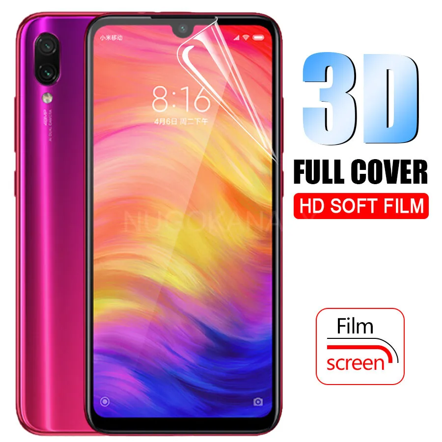 3D передняя + задняя мягкая полная крышка ТПУ пленка для Xiaomi Mi Note 10 Pro защита экрана