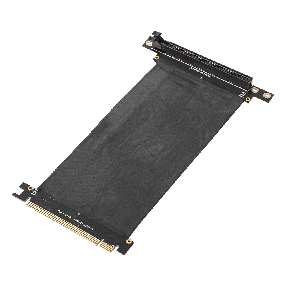 Удлинительный кабель для видеокарты PCIe 3 0 16X 90 градусов PCI-E Express X16 переходник