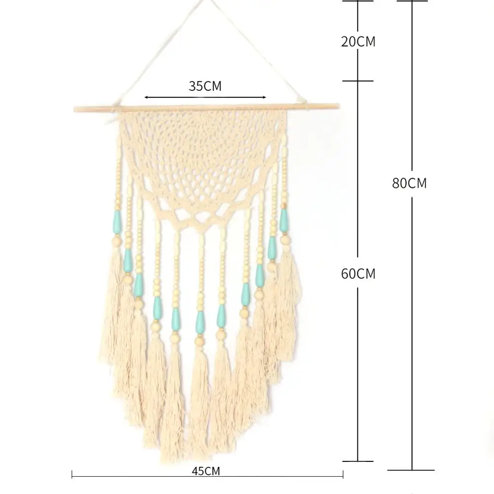 Настенный Тканый гобелен в скандинавском стиле с орнаментом для дома спальни