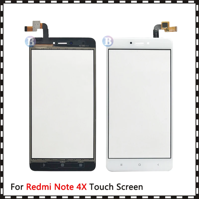 10 шт./лот для Xiaomi Redmi Note 1 2 3 / 4 4X сенсорный экран дигитайзер Датчик внешняя Передняя