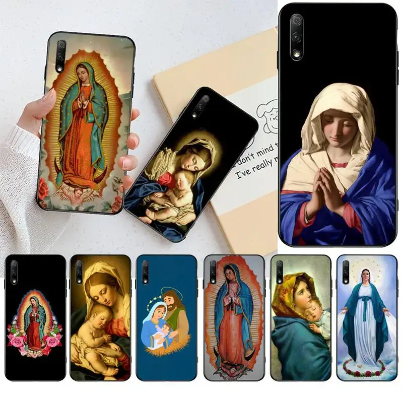 KPUSAGRT Дева Мария христианская Рождество DIY чехол для телефона Huawei Nova 6se 7 7pro 7se honor 7A