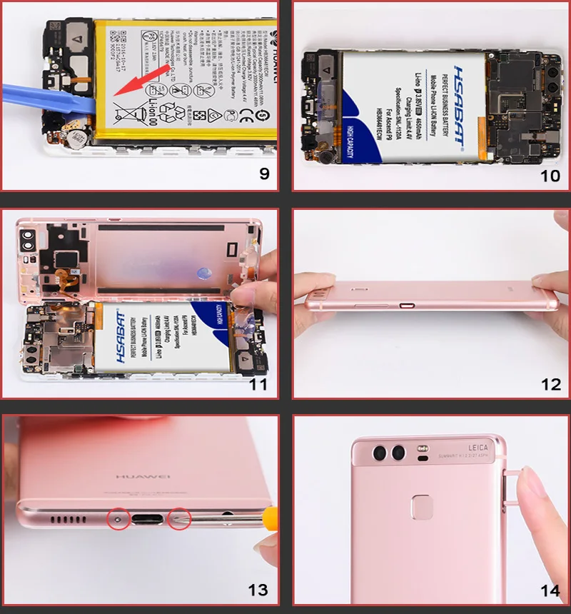 4650 мА/ч, HB366481ECW Батарея для huawei P9 5C(P9 G9 P10 p20 Lite) G9 honor 8/honor 8 9 Lite/Y6 II EVA-AL00 honor 6c pro v9 play