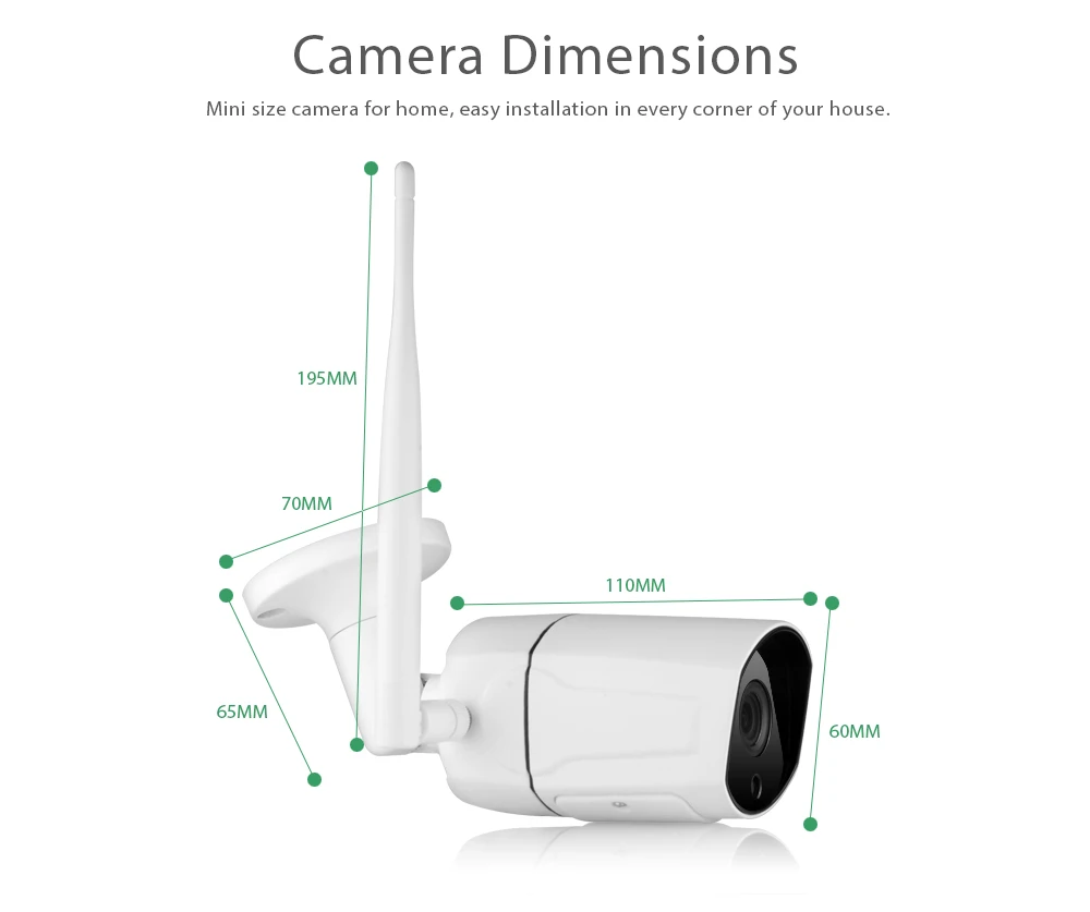 1080P Беспроводная ip-камера P2P 4X Zoom внешняя водонепроницаемая двухсторонняя аудио CCTV безопасность Wi-Fi Cam Обнаружение движения sd-карта IR 20 м