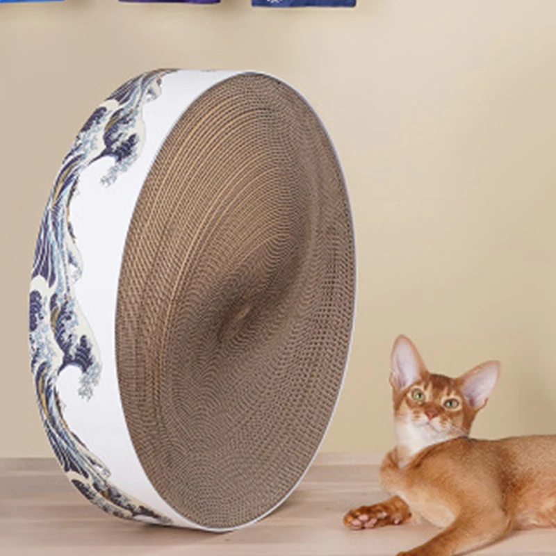 

Scratcher Claw Sharpener Large Corrugated Paper Cat Litter Wear-Resistant Cat Toy Scratcher Litter