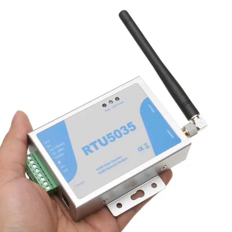 

GSM реле открывания ворот RTU5035, беспроводной пульт дистанционного управления, устройство открывания дверей с антенной