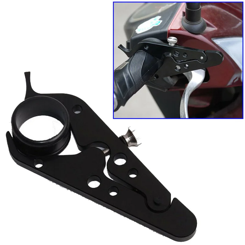 1 шт. Черный ЧПУ мотоцикл круиз контроль дроссельная заслонка вспомогательный