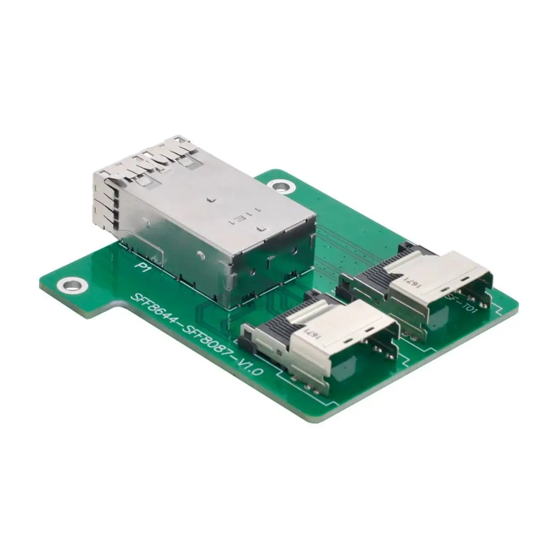 Chenyang двойные порты Mini SAS HD SFF-8644 для внутреннего мини SFF-8087 PCBA Женский адаптер с