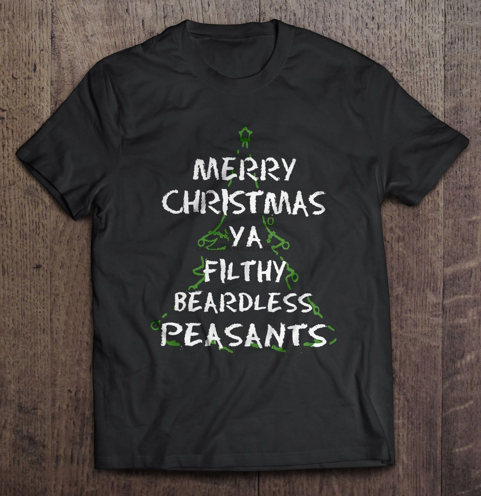 

Men T Shirt Merry Christmas Ya Filthy Beardless Peasants Women t-shirt