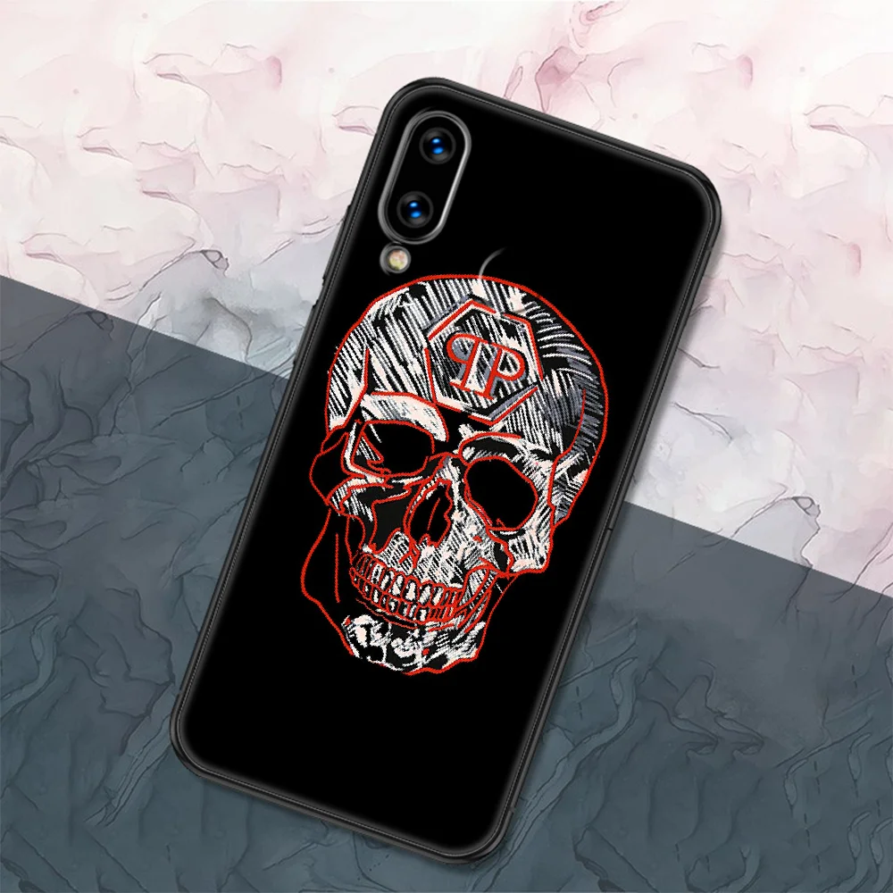 

Qp Fashion Brand Phone case For Huawei Honor 6 7 8 9 10 10i 20 A C X Lite Pro Play black luxury Etui silicone coque trend