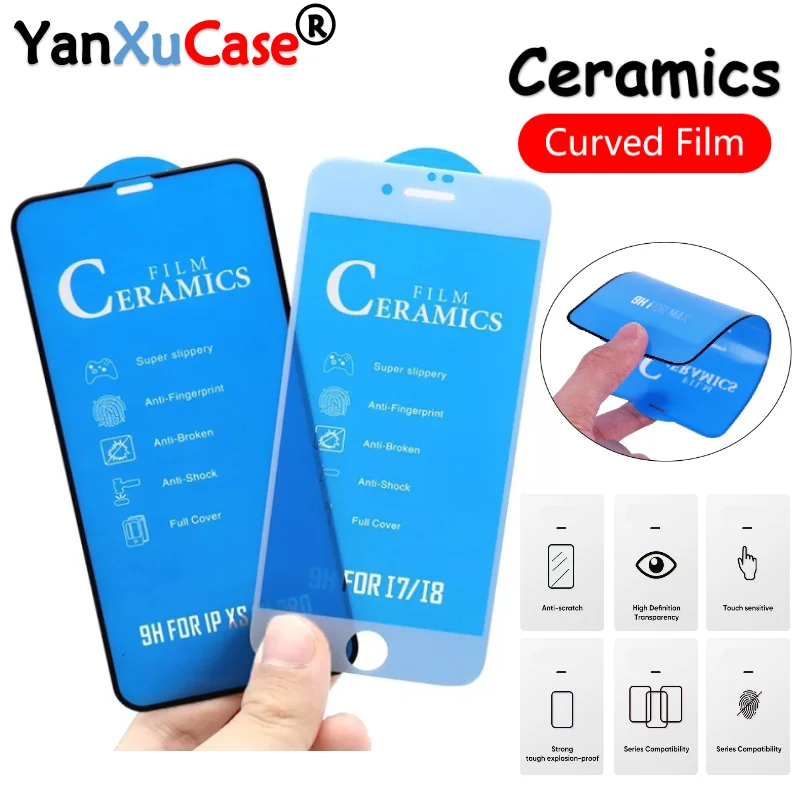 3D полное покрытие керамическая защита экрана Взрывозащищенная мягкая пленка для