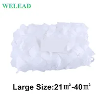 WELEAD White Reinforced Camouflage Nets Military for Garden Shade Awnings Pergola Large Size 3x7M 5x5M 4x6M 4x8M 4x9M 3x8M 3x9