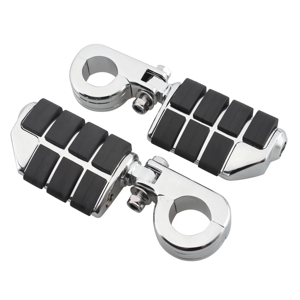 

Подножки для шоссе 1,25 дюйма с креплением, подножки для Harley Sportster Softail Suzuki Yamaha Honda GoldWing GL1500