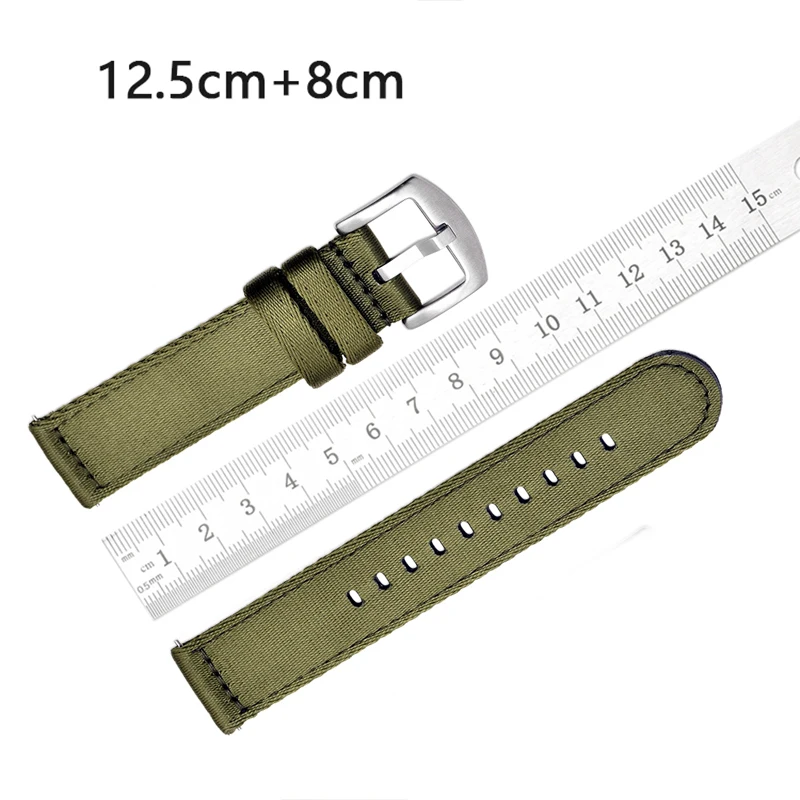 BEAFIRY Quick Release Strap Seatbelt Nylon Watch Band 18mm 20mm 22mm 24mm Lightweight Breathable Watch Straps Different Colors
