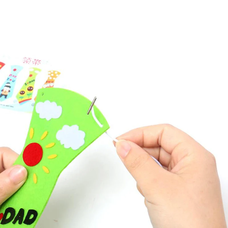 Детский сад много художественных ремесел Diy игрушки папа галстук ремесла Дети