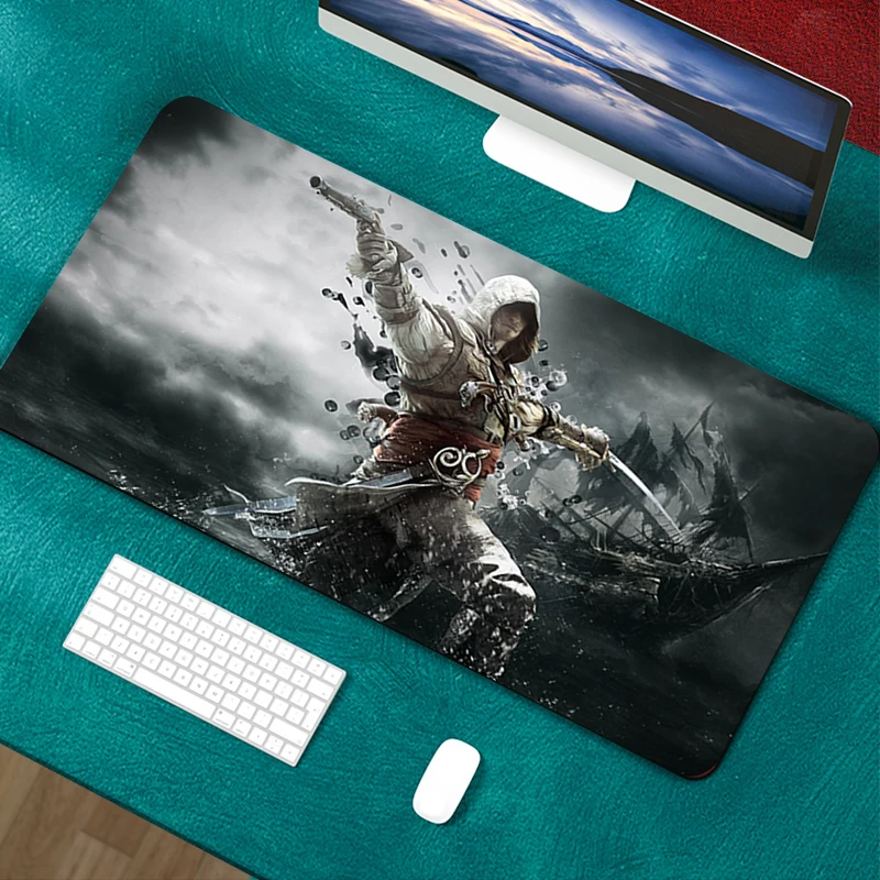 

Assassin's Creed Gaming Mouse Pad Large Mousepad Gamer Accessories XXL Anti-slip Natural Rubber PC Computer Keyboard Desk Mat