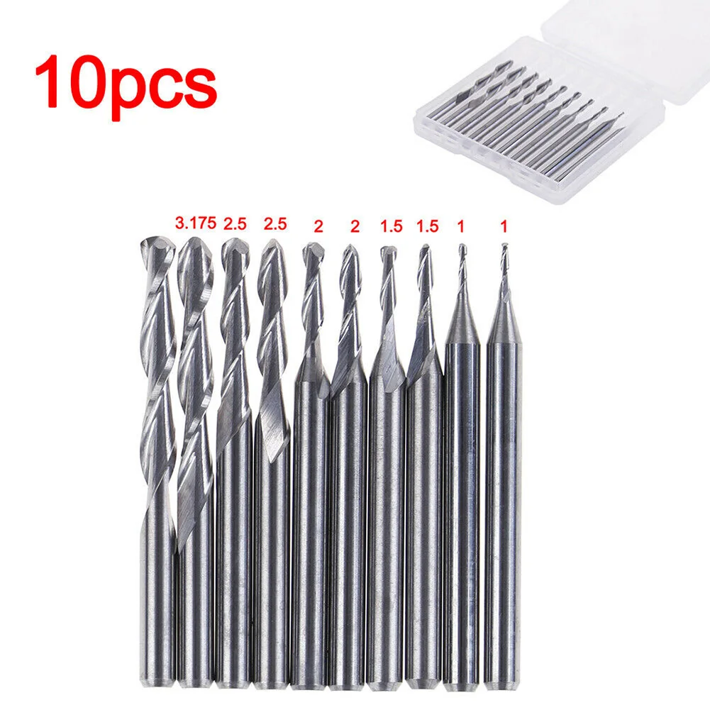 

Wood Router Bits MDF HDF Solid wood Plastic. 10pcs 1/1.5/2/2.5/3.175mm