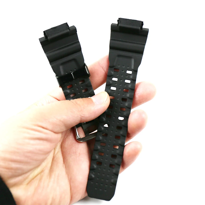 Watch accessories resin strap pin buckle metal buckle for Casio G-SHOCK watches GW-9400 men and women silicone soft sports strap